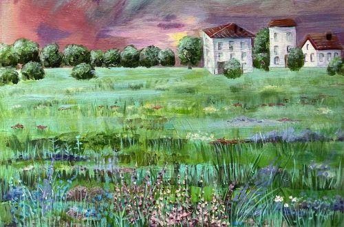 Throught the summer meadows